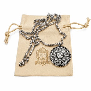 Collier Charms Lotus Blanc La Maison de Bouddha