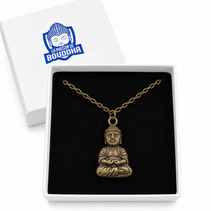 Collier de Bouddha Porte Bonheur Bronze La Maison de Bouddha