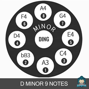 Handpan-9-Notes-56cm-Acier-Nitrure-photo-gamme-de-notes-La-Maison-de-Bouddha