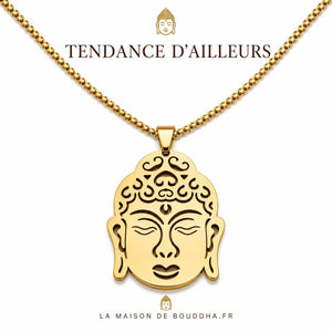 Pendentif Bijou Bouddha Doré La Maison de Bouddha