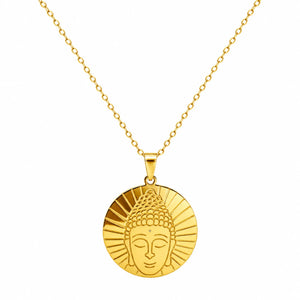 Pendentif Bouddha Doré La Maison de Bouddha