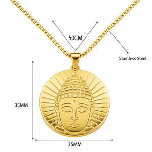 Pendentif Bouddha Doré La Maison de Bouddha