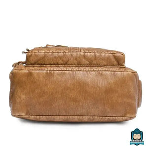 Sac-Bandouliere-en-Cuir-Brun-Cannelle-pour-Femme-vue-dessous-du-sac-cuir-PU-souple-La-Maison-de-Bouddha