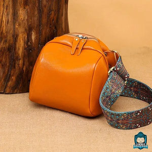 Sac-à-Main-Cuir-Bandoulière-Ethnique-cuir-de-vache-fermeture-éclair-2-curseurs-large-bandoulière-réglable-motif-ethnique-La-Maison-de-Bouddha