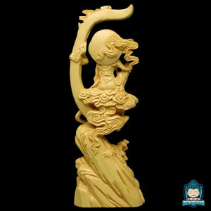 Statue-Bouddha-Guanyin-Assis-en-Bois-Massif-photo-vue-de-dos-La-Maison-de-Bouddha