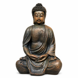Statue Bouddha de Jardin en Résine – 38 cm La Maison de Bouddha