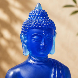 Statuette Bouddha de Médecine Bleue en Résine – 13 cm La Maison de Bouddha