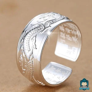 Bague Argenté Dragon