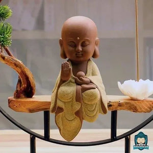 Bouddha Brûleur Dencens Bulle Paisible sable La Maison de Bouddha