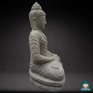 Bouddha en Pierre 80 cm La Maison de Bouddha