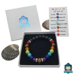 bracelet 7 chakras La Maison de Bouddha