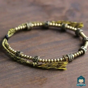 Bracelet Bouddha Doré En Laiton  La Maison de Bouddha