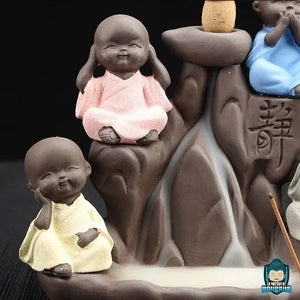 Brûle Encens Moine Bouddhiste La Maison de Bouddha