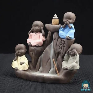 Brûle Encens Moine Bouddhiste La Maison de Bouddha