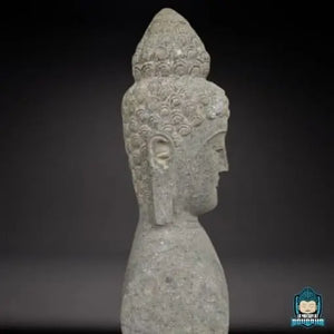 Buste de Bouddha en Pierre  La Maison de Bouddha