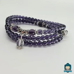 Collier Mala Améthyste La Maison de Bouddha