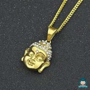 Collier avec pendentif Bouddha doré La Maison de Bouddha