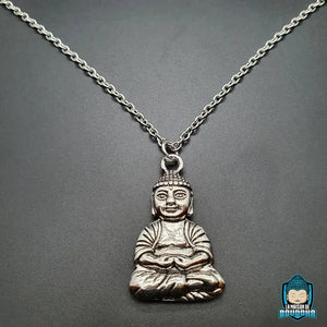 Collier de Bouddha Porte Bonheur Argent La Maison de Bouddha