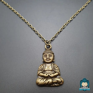 Collier de Bouddha Porte Bonheur Bronze La Maison de Bouddha