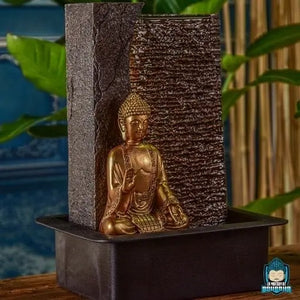 Fontaine Mur dEau Bouddha  La Maison de Bouddha