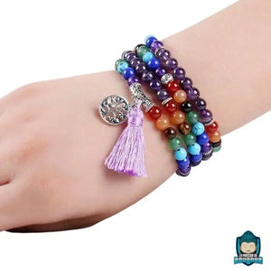 Mala 7 Chakras Arbre de Vie La Maison de Bouddha