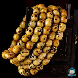 Mala Tibétain Tête de Mort La Maison de Bouddha