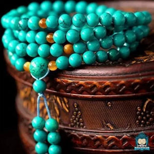 Mala Tibétain Turquoise La Maison de Bouddha