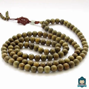 Mala tibétain en bois de santal La Maison de Bouddha