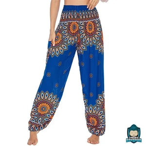 Pantalon fluide Yoga Femme Pantalons La Maison de Bouddha