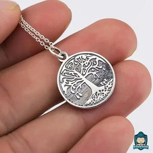 Pendentif-Arbre-de-Vie-en-Argent-massif-925-grave-chaine-en-argent-pendentif-rond-La-Maison-de-Bouddha