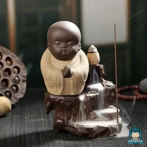 Porte Encens Moine Bouddhiste La Maison de Bouddha