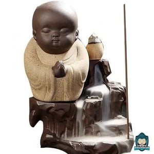 Porte Encens Moine Bouddhiste La Maison de Bouddha