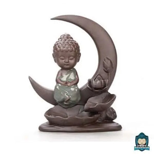 Porte Encens Bouddha Croissant de Lune  La Maison de Bouddha