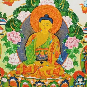 Shakyamuni Thangka  La Maison de Bouddha