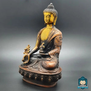 Statuette Bouddhiste Shakyamuni en Cuivre La Maison de Bouddha
