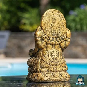 Statue Ganesh Résine Doré  La Maison de Bouddha