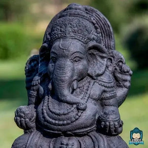 Statue Ganesh Résine Noir La Maison de Bouddha