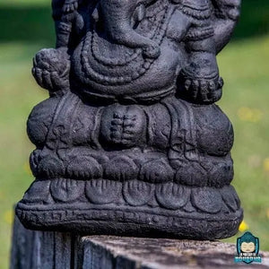Statue Ganesh Résine Noir La Maison de Bouddha