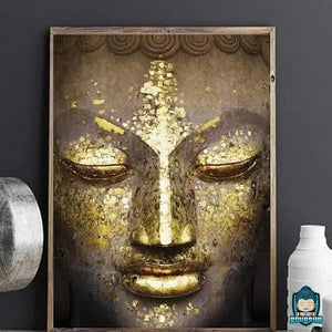 Tableau Bouddha Or La Maison de Bouddha