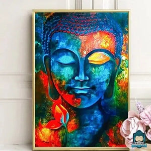 tableau Bouddha coloré La Maison de Bouddha