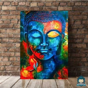 tableau Bouddha coloré La Maison de Bouddha