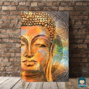 Tableau-Bouddha-sur-Toile-peinture-portrait-de-Bouddha-toile-canva-couleur-pastel-La-Maison-de-Bouddha