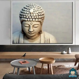 Tableau-Visage-Bouddha-Toile-imprimee-canvas-Polyester-et-coton-La-Maison-de-Bouddha