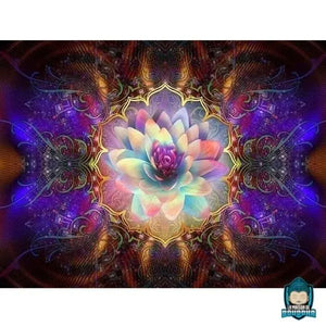 Tapisserie-Murale-Fleur-Divine-couleur-cosmique-tenture-toile-imprimee-en-polyester