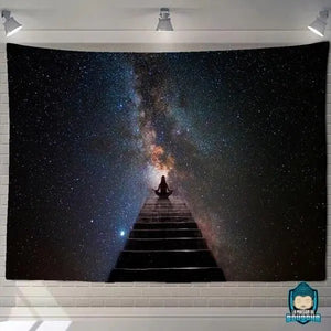 Tenture-Murale-Meditation-du-Soir-decor-univers-toile-en-polyester-La-Maison-de-Bouddha