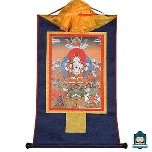 Thangka-Avalokiteshvara-bouddhiste-La-Maison-de-Bouddha
