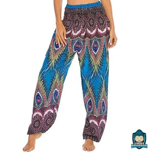 pantalon fluide femme yoga ethnique Pantalons La Maison de Bouddha