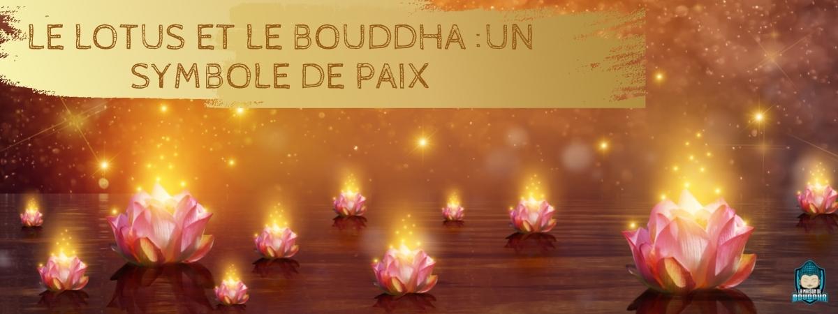 Article de blog: Le Lotus et le Bouddha  Un Symbole de Paix et D'illumination