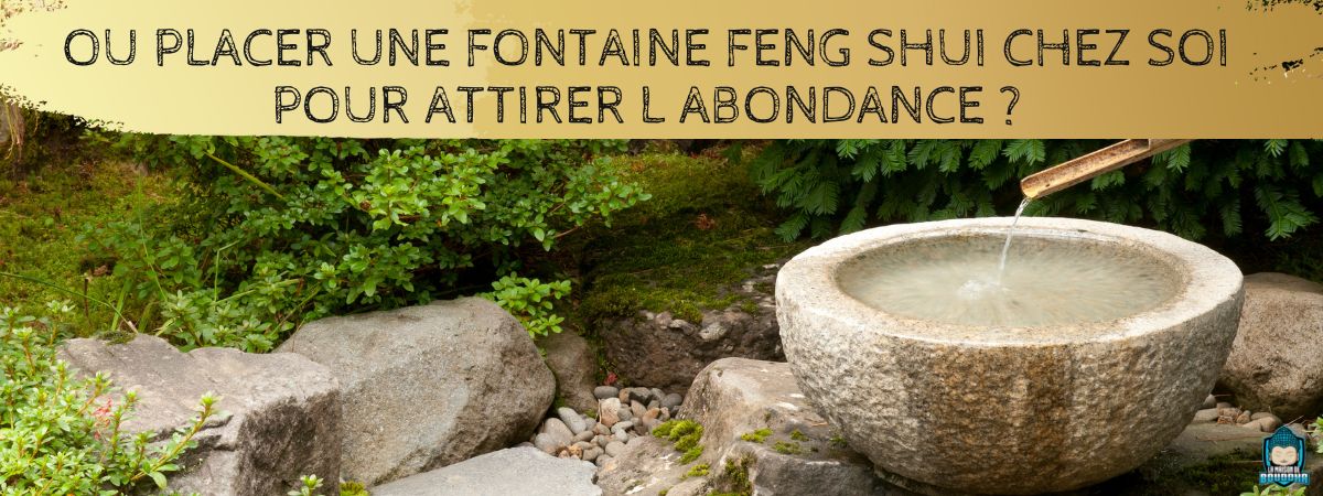 Fontaine dintérieur en résine bouddha et rocher