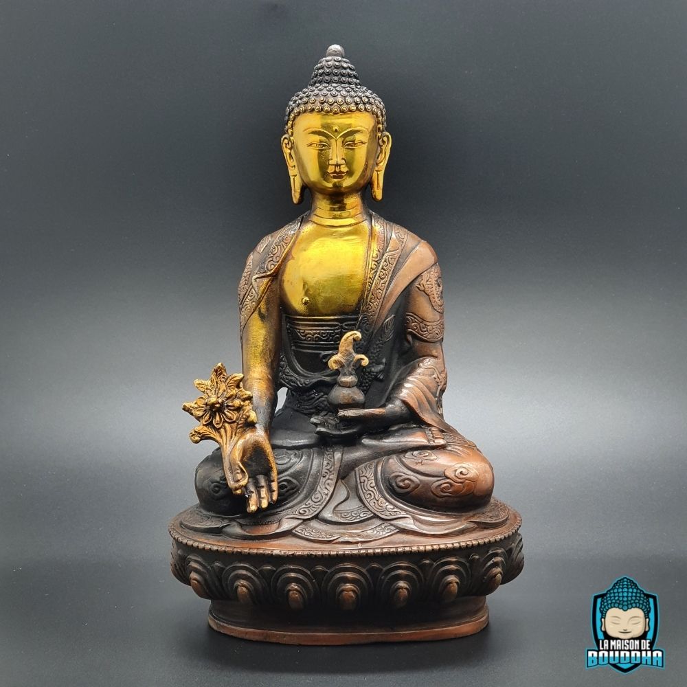 Statue Bouddha Métal